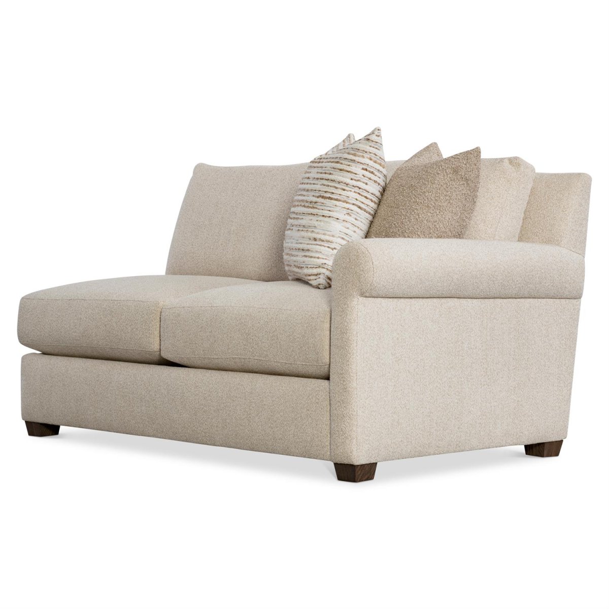 d16eab45fad249a4f91bfe47738479ec Barnes Fabric Right Arm Loveseat - Image 1