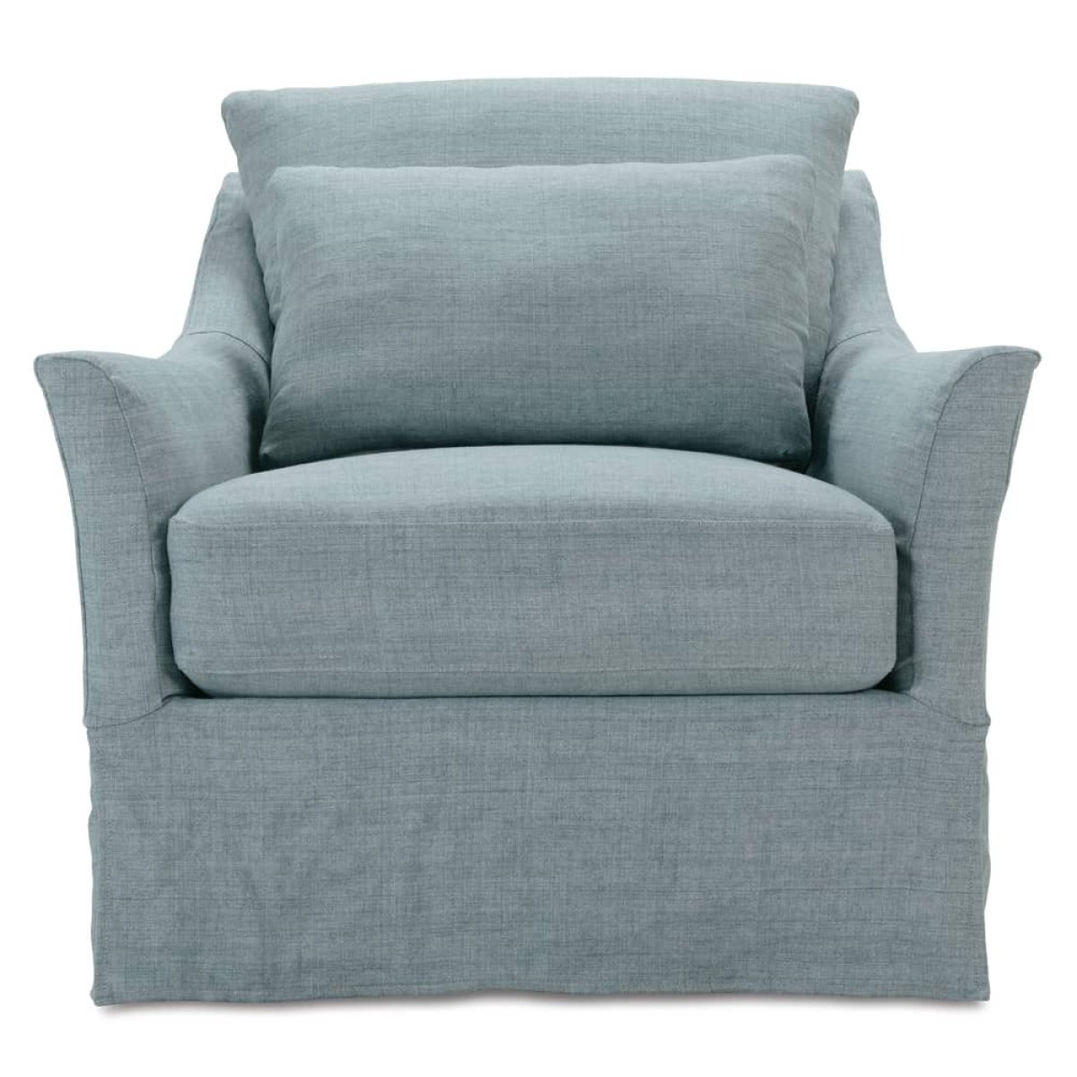 df33c29589c28d20c162bbe76f7b5fd8 Moreau Slipcovered Swivel Chair - Image 1