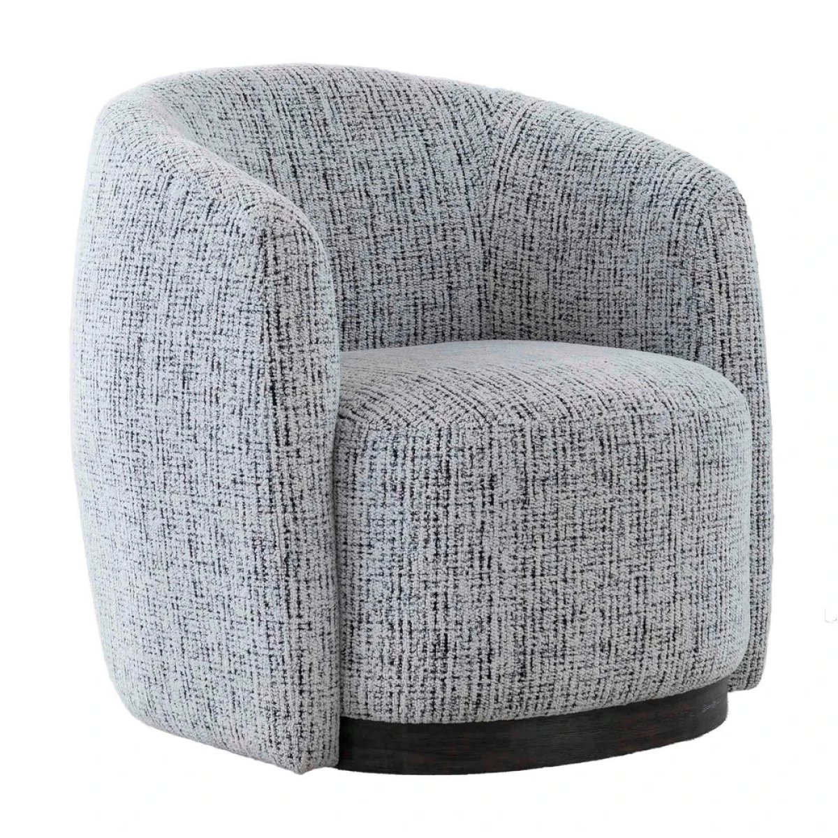 e0fe74ff8ed7881cb61dbe8ca7fd31f0 Tatum - Nightshade Swivel Accent Chair - Image 1