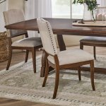 Bellevue Pair of Upholstered Dining Chairs - Image 3