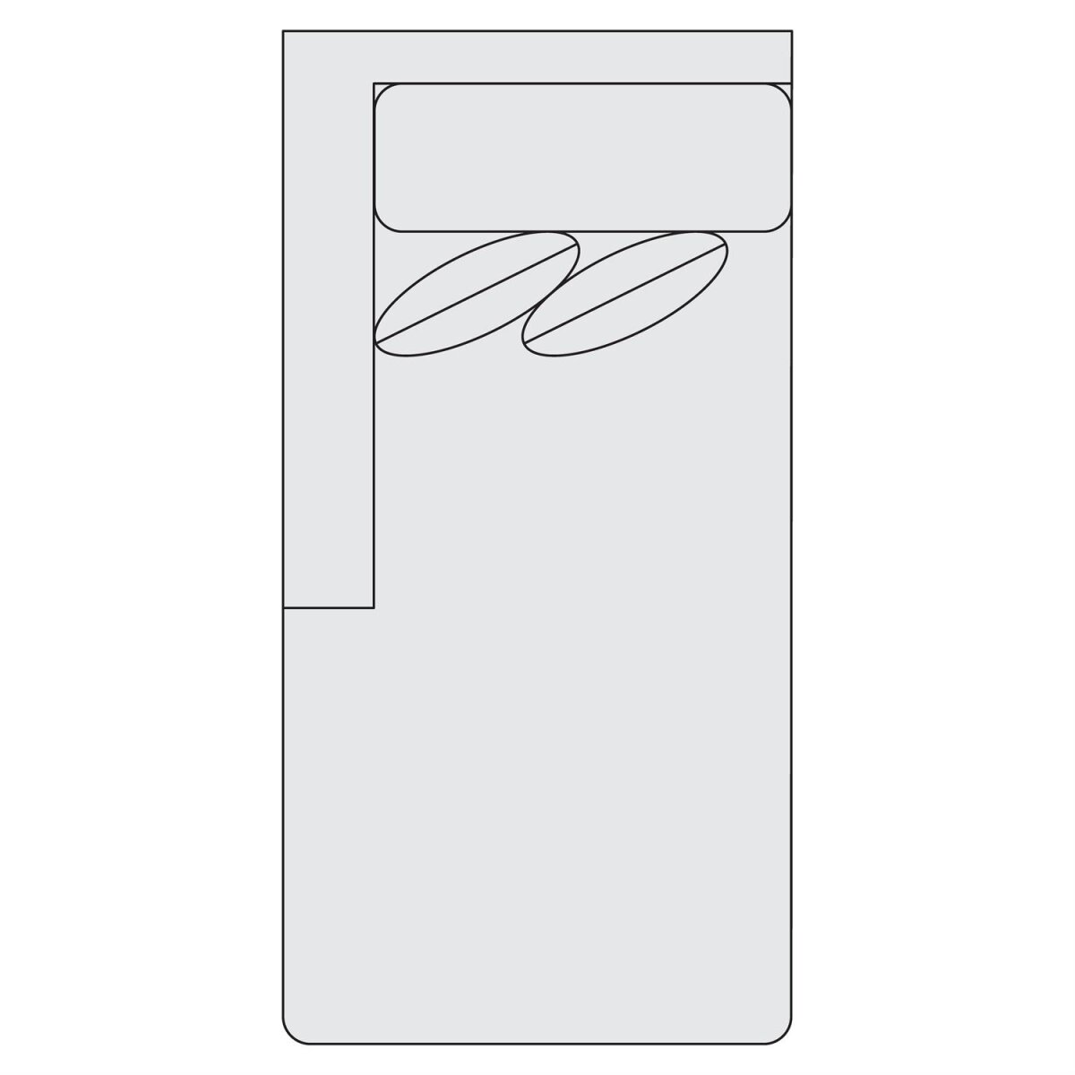 e65e8b6ea54654c61aacf86491803748 Fabric Left Arm Chaise - Image 1