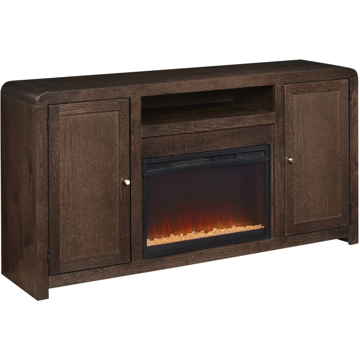 eaf8f624334253c10f9f7fb8041e4479 Cooper 66" Fireplace Console - Image 1
