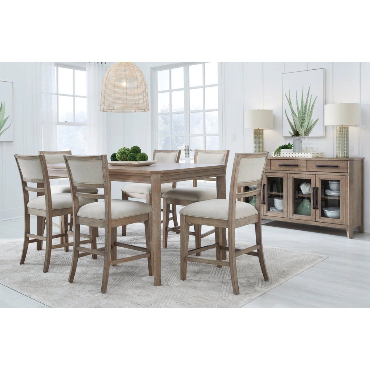 ed6815518039dab0ab9bfc0fd6b620c9 Breckenridge Dining 72" Counter Height Table - Image 1