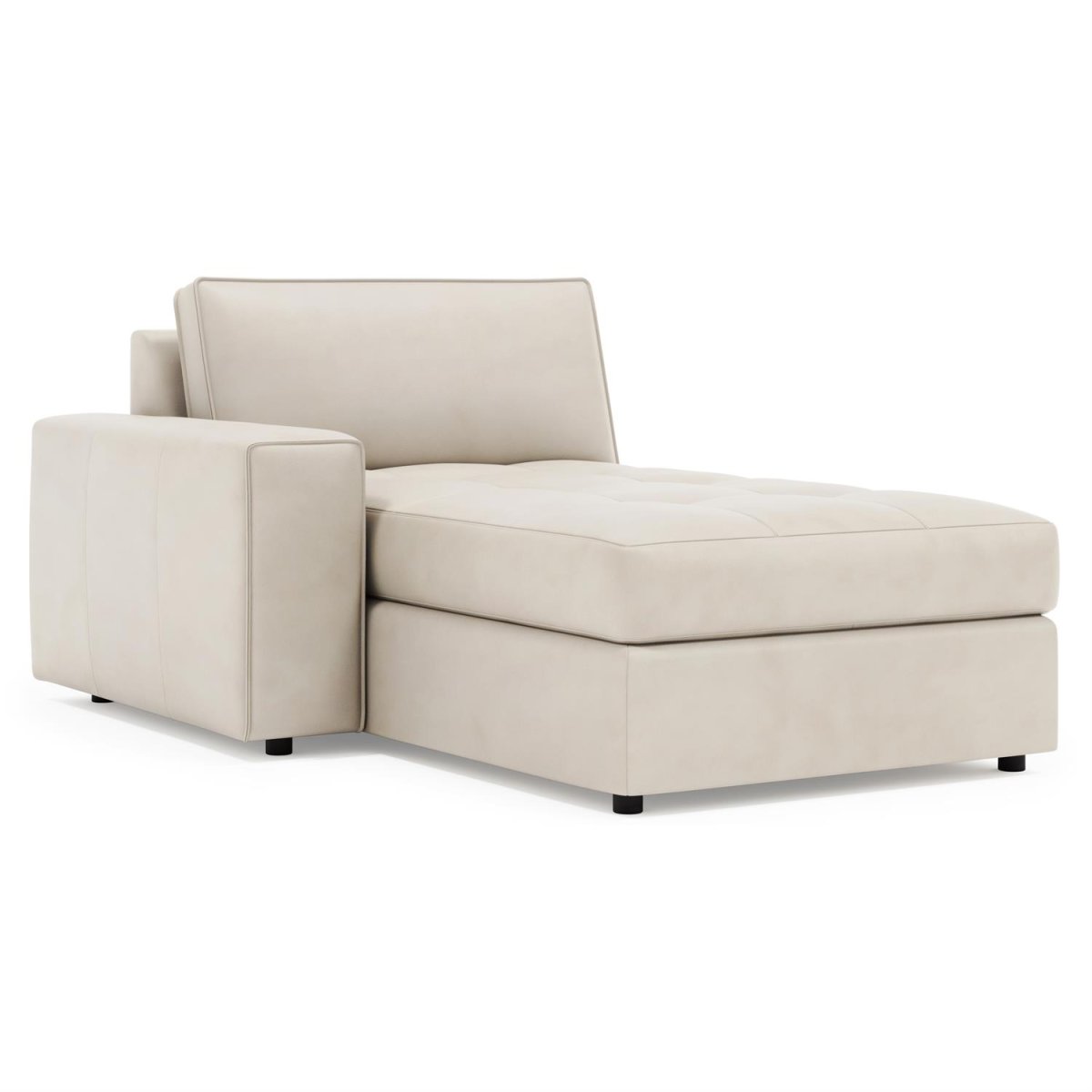 ef6cdaa9b6a578a71face9b0d3278f68 Nest Leather Left Arm Chaise Without Pillows - Image 1
