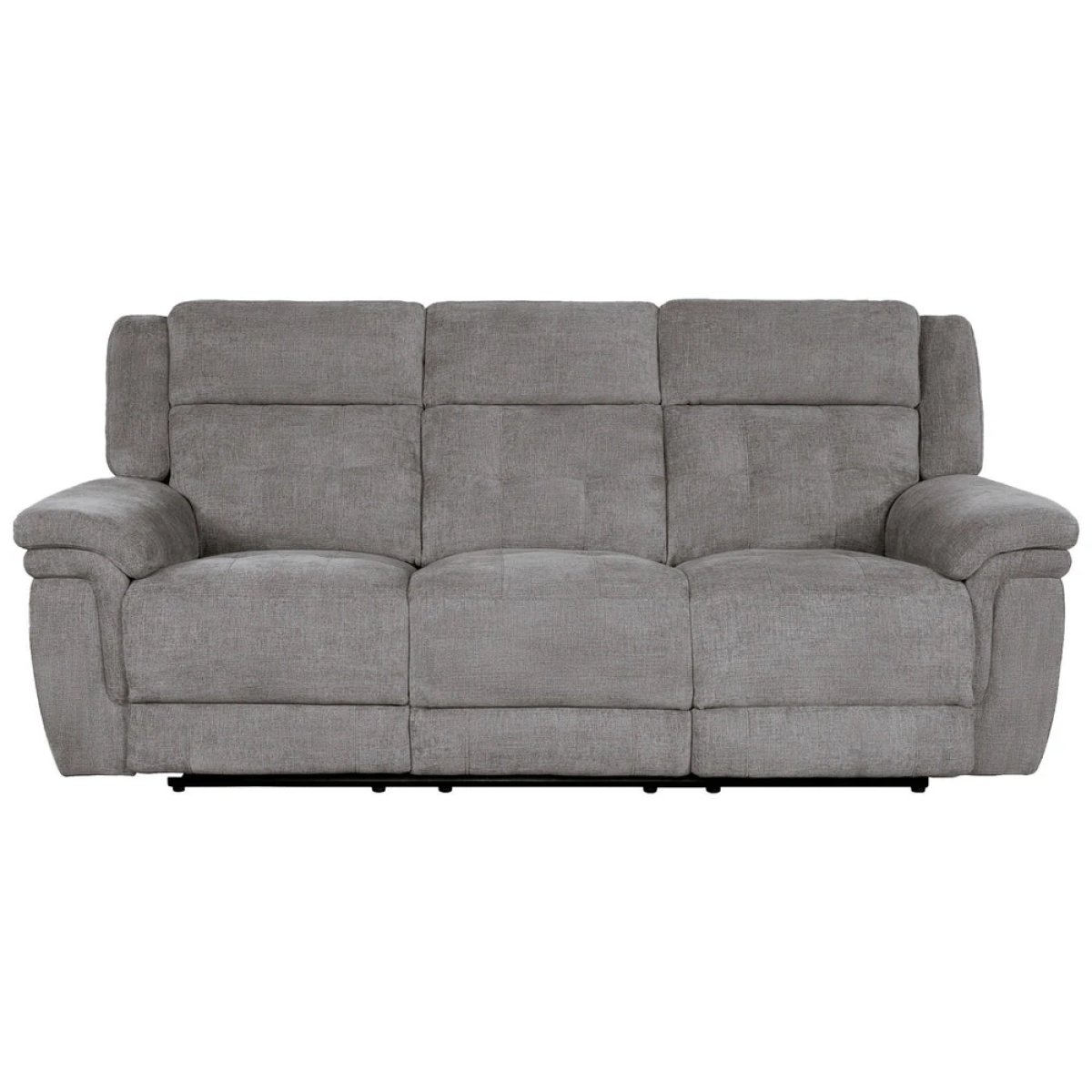 f12f57fab86b1e130d3aea3e8d8130c0 Richland - Bristol Grey Power Sofa With Power Headrests - Image 1
