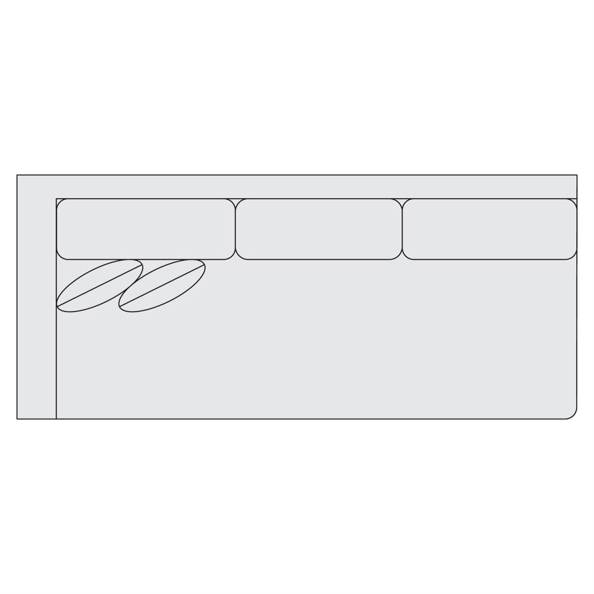 f36fb497778682d077a8a4460dd1fc58 Fabric Left Arm Sofa - Image 1