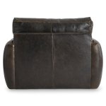 Cameron Leather Swivel Chair Without Pillows - Image 5