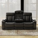 Royce - Midnight Power Drop Down Console Sofa - Image 5