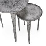 Elinor Nesting Accent Tables Set Of 2 - Nickle - Image 6