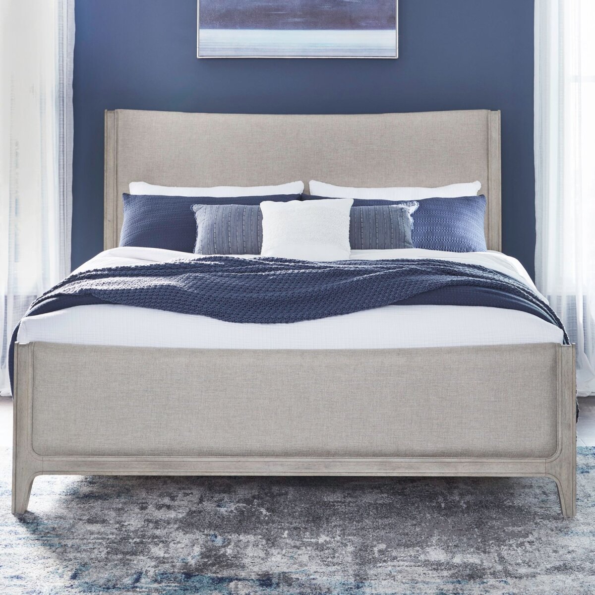 04b8d0a8eb54fcf4aeca76f6eaa0d3eb King Uph Bed - Image 1