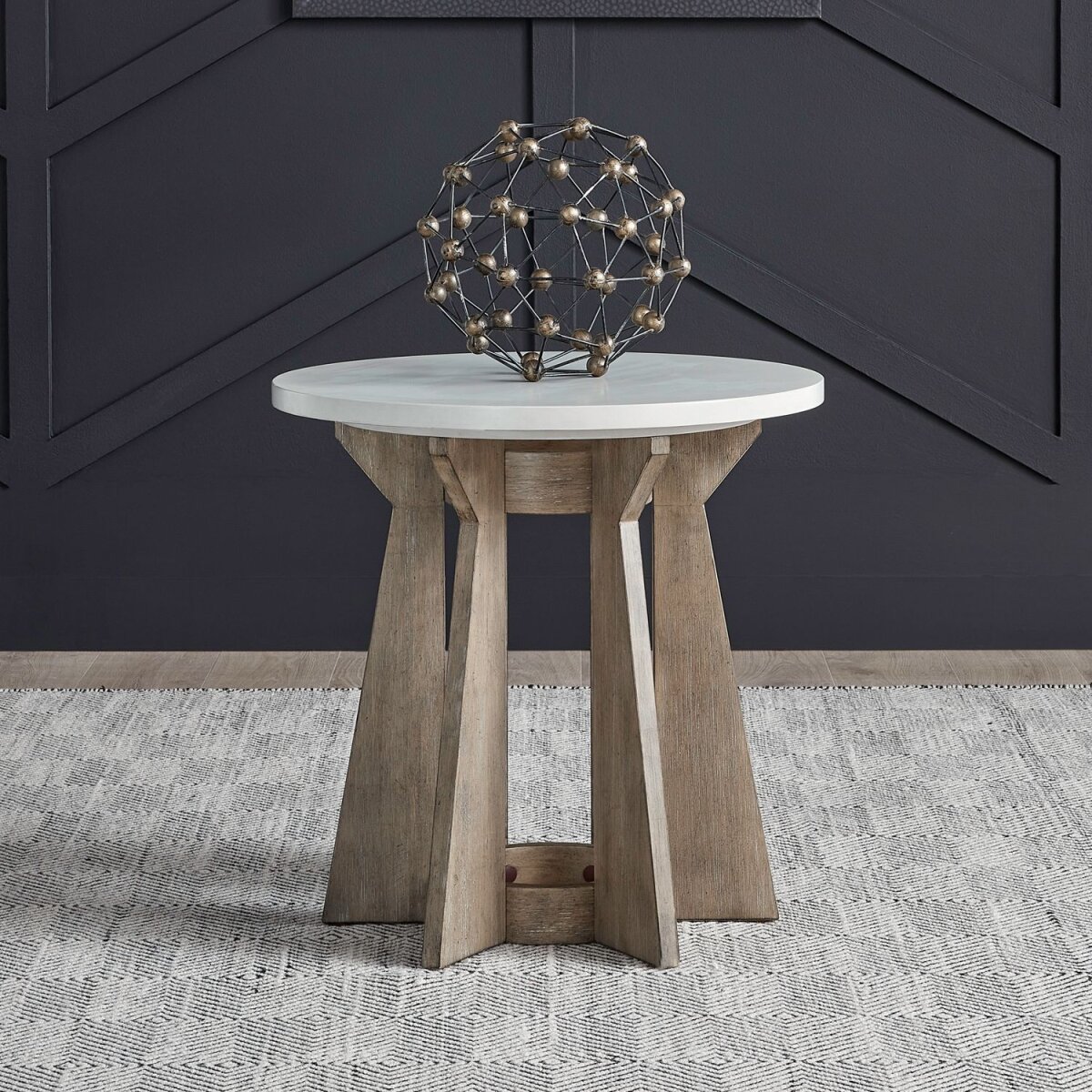 061ec25faeb42623498ce264b497e4cf Round End Table - Image 1