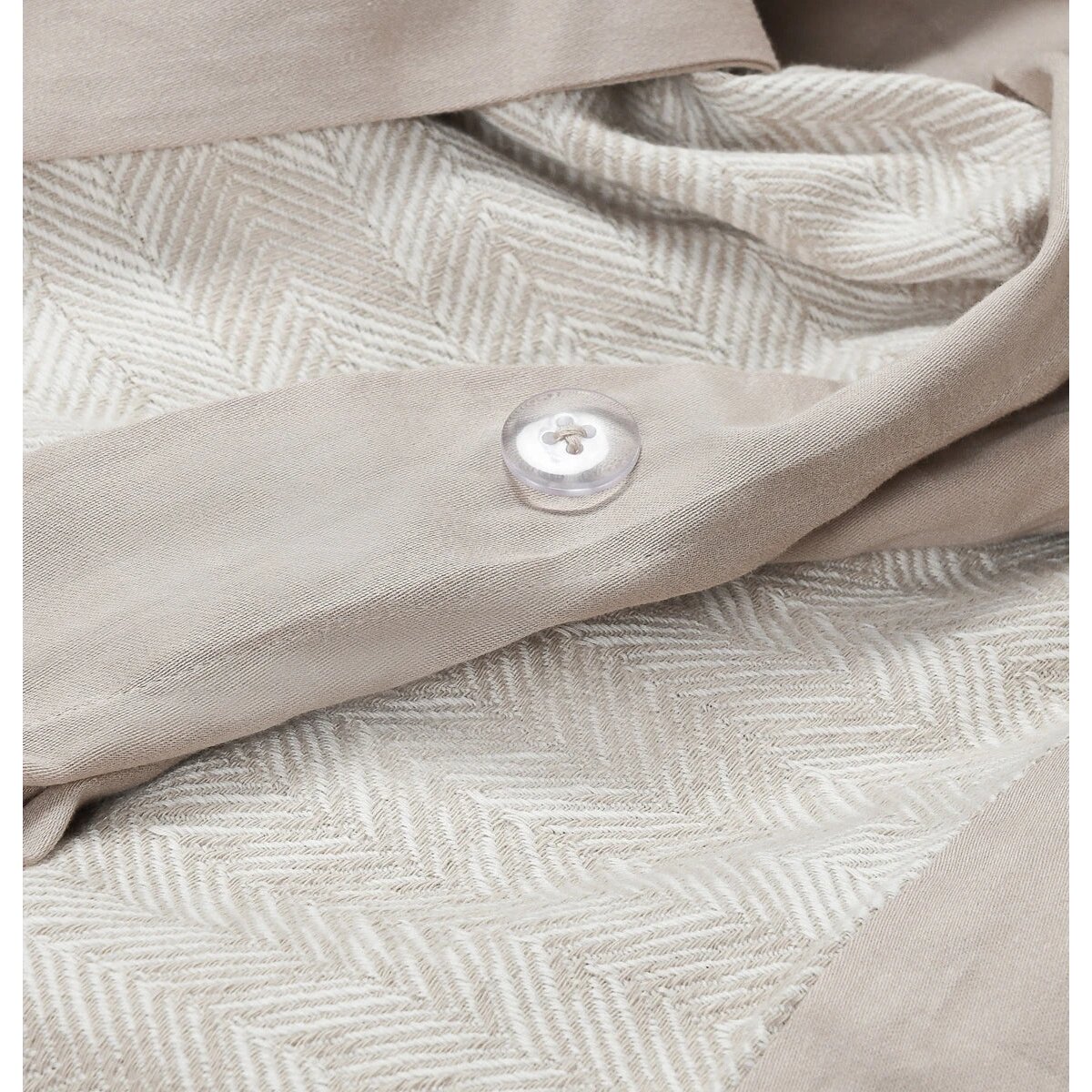 14fe9114dec340e3a9e98dc61df430ff French Herringbone Duvet Collection - Natural - Image 1
