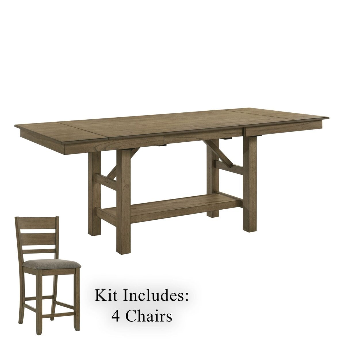 15aede6b9d4075d93196626ff35471b7 Brook Bay Opt 5 Piece Gathering Table Set - Image 1