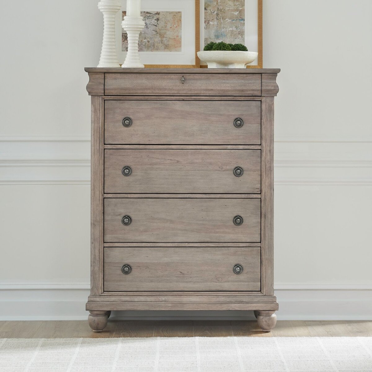 1ac359f3ad11aa1b4a96156f1177a3d2 Rustic Traditions 5 Drawer Chest - Image 1