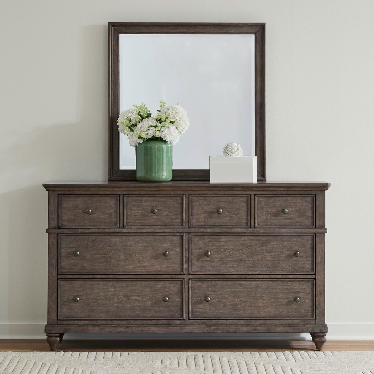 1e5375f5394a82babf7a89fe66b6f603 Dresser & Mirror - Image 1