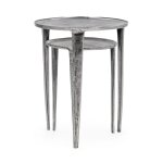 Elinor Nesting Accent Tables Set Of 2 - Nickle - Image 4