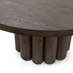 Tiber Solid Wood Round Dining Table - Image 4