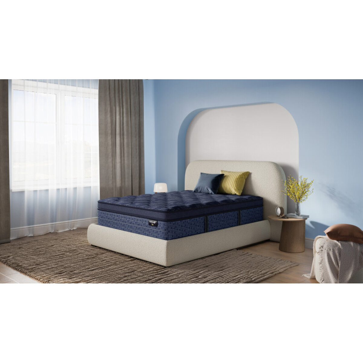 2ad19ba8bbfd50537d82f0da2c2fe188 Falls Creek Firm Pillow Top Hybrid - Image 1