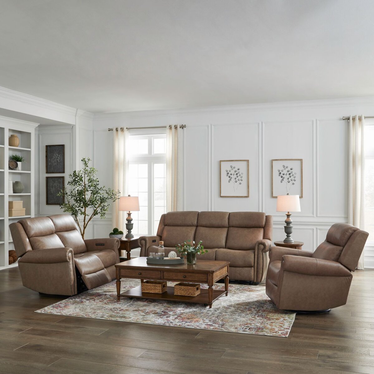 2e75ac8b3245fa1ebda604027620328a Sofa w/ Loveseat & Recliner - Image 1