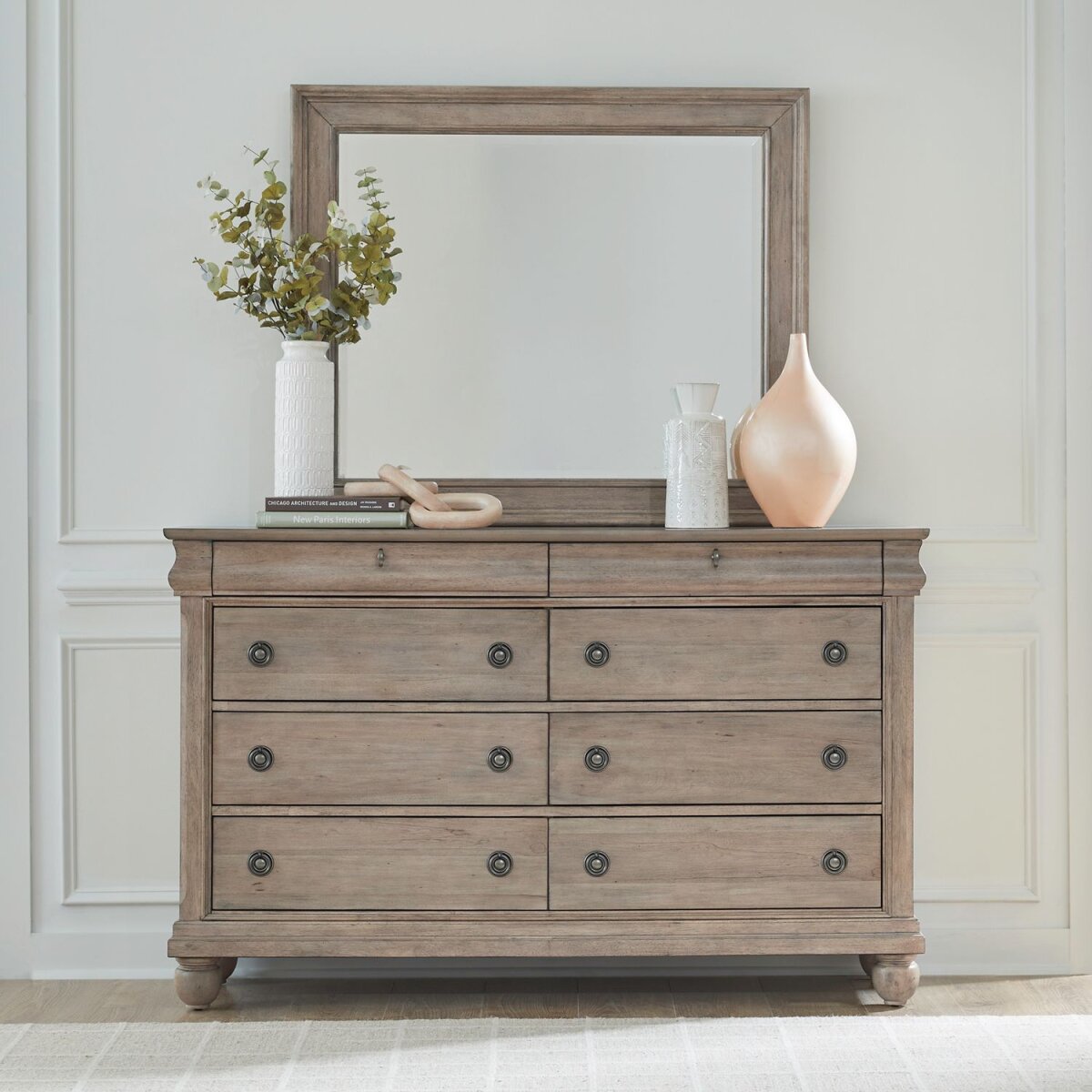 3d3f622bcc40c59ae1ce8c397058a1c4 Rustic Traditions Dresser & Mirror - Image 1
