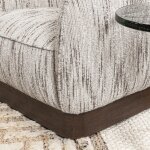 Rinner Swivel Accent Chair - Cocoa Cream - Image 10