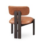 Martina Leather/wood Dining Chair - Autumn Brown - Image 6