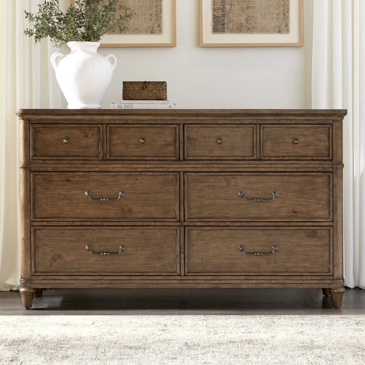 4e56df4cfa20cb19e17cb4bee97aa29a 6 Drawer Dresser - Image 1