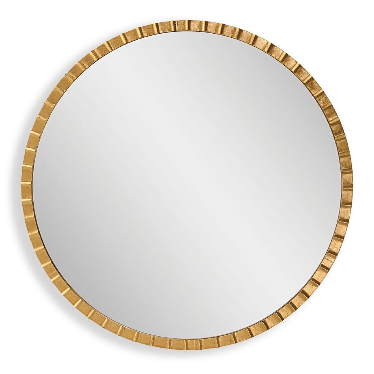 79293beba8fc29da7fc8ddcdde44d25a Dandridge Round Mirror, Gold - Image 1