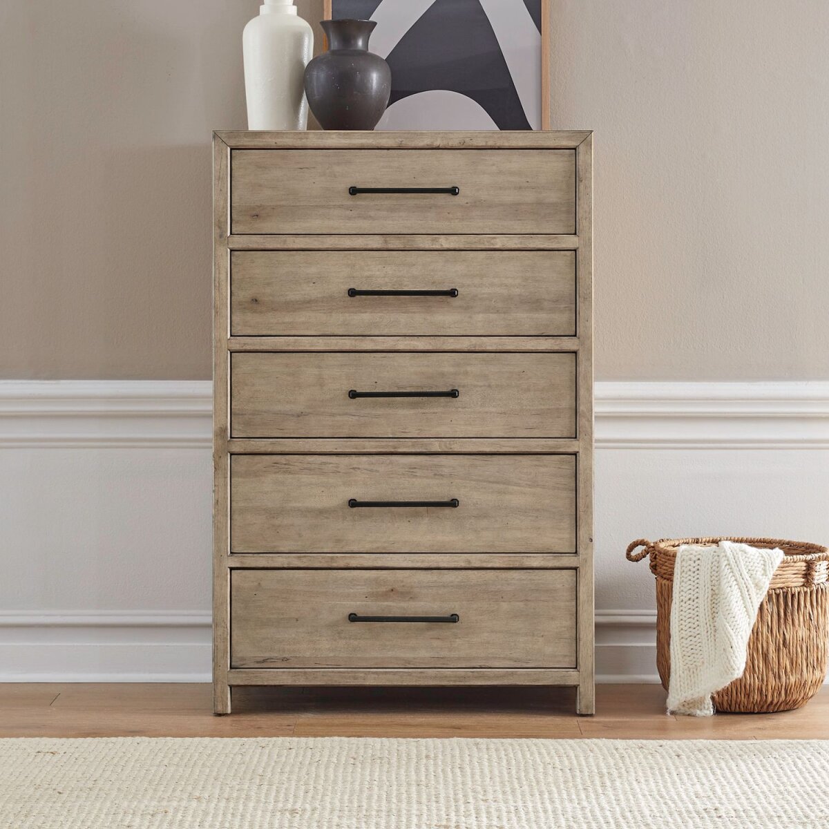 7d191788777f24fbcd85ebde53bbb1cc Proximity Place 5 Drawer Chest - Image 1