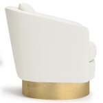 Camino Leather Swivel Chair - Image 4