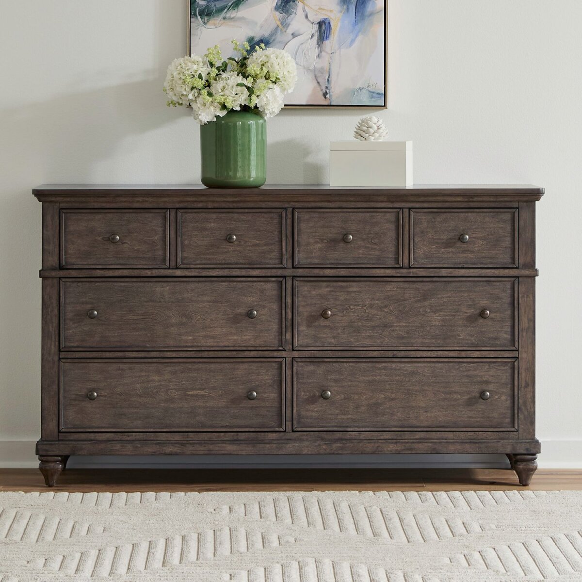 85154dd3ef4ad87d3e4b56386580bfa2 6 Drawer Dresser - Image 1