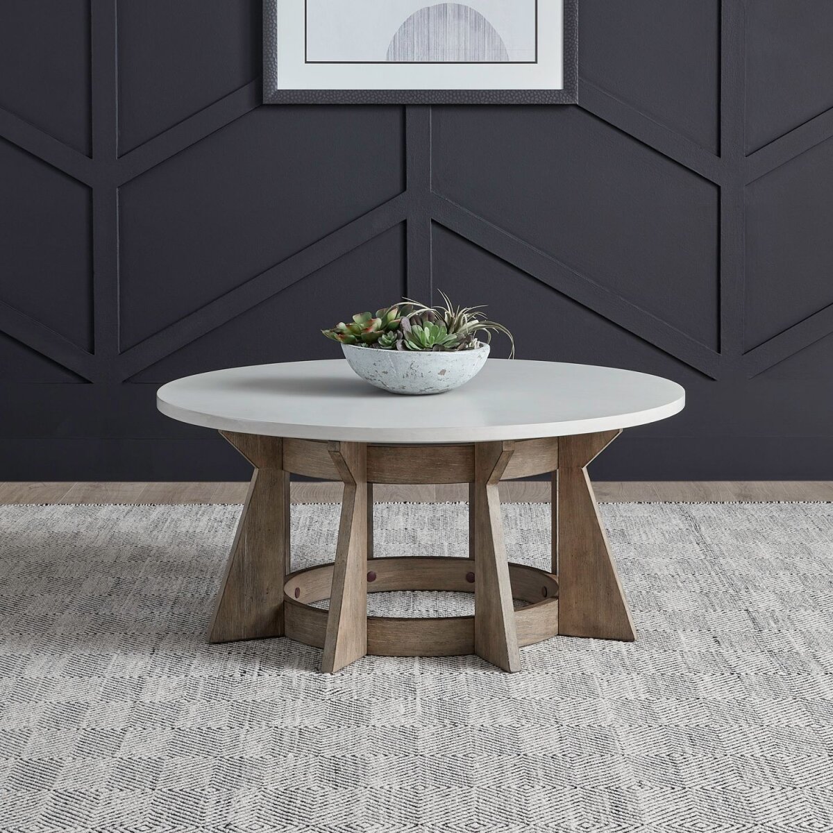 86e0d4388a86934f57964ba5bfabd44f Round Cocktail Table - Image 1