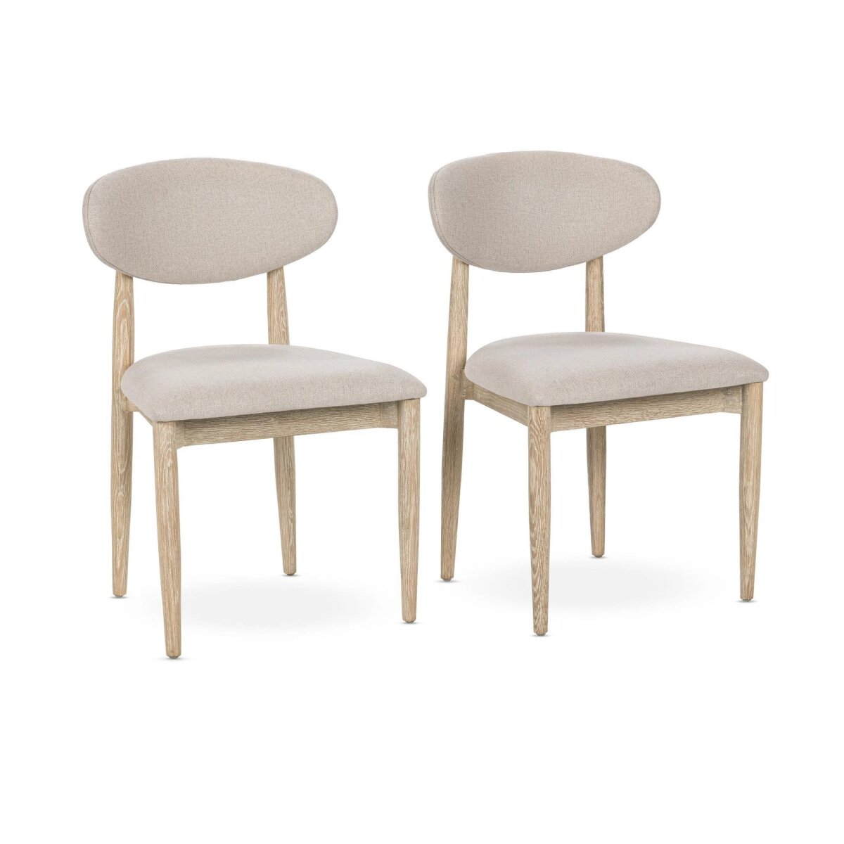 8b5bcb3ffbd957338559b6f6ee32f5ff Tiber Upholstered Dining Chair Set Of 2 - Cream Washed - Image 1