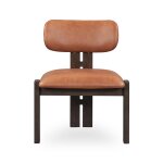 Martina Leather/wood Dining Chair - Autumn Brown - Image 4