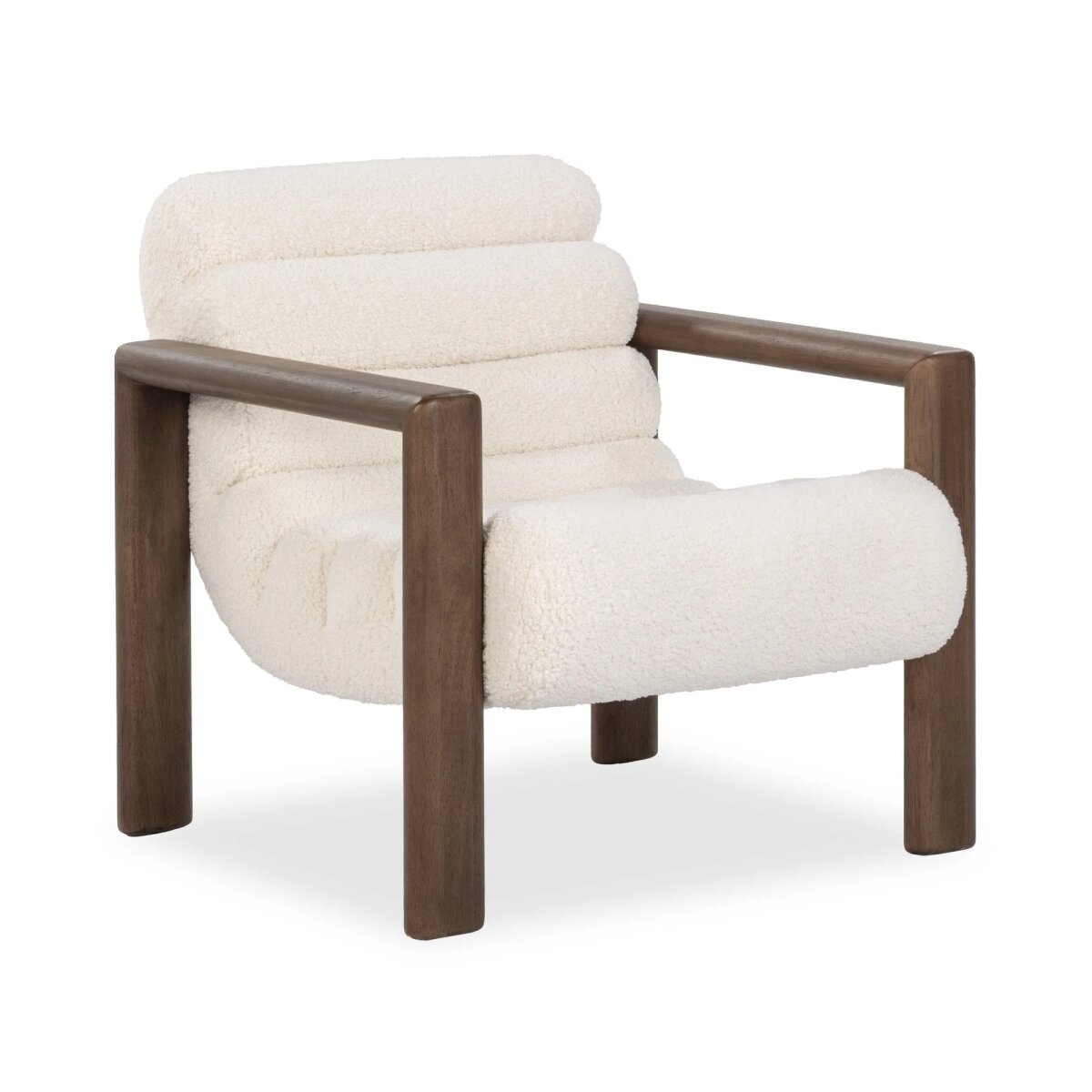 a061b8fcd697f1c0be12bc2b67064b2d Dahlia Accent Chair - Ivory Fleece - Image 1