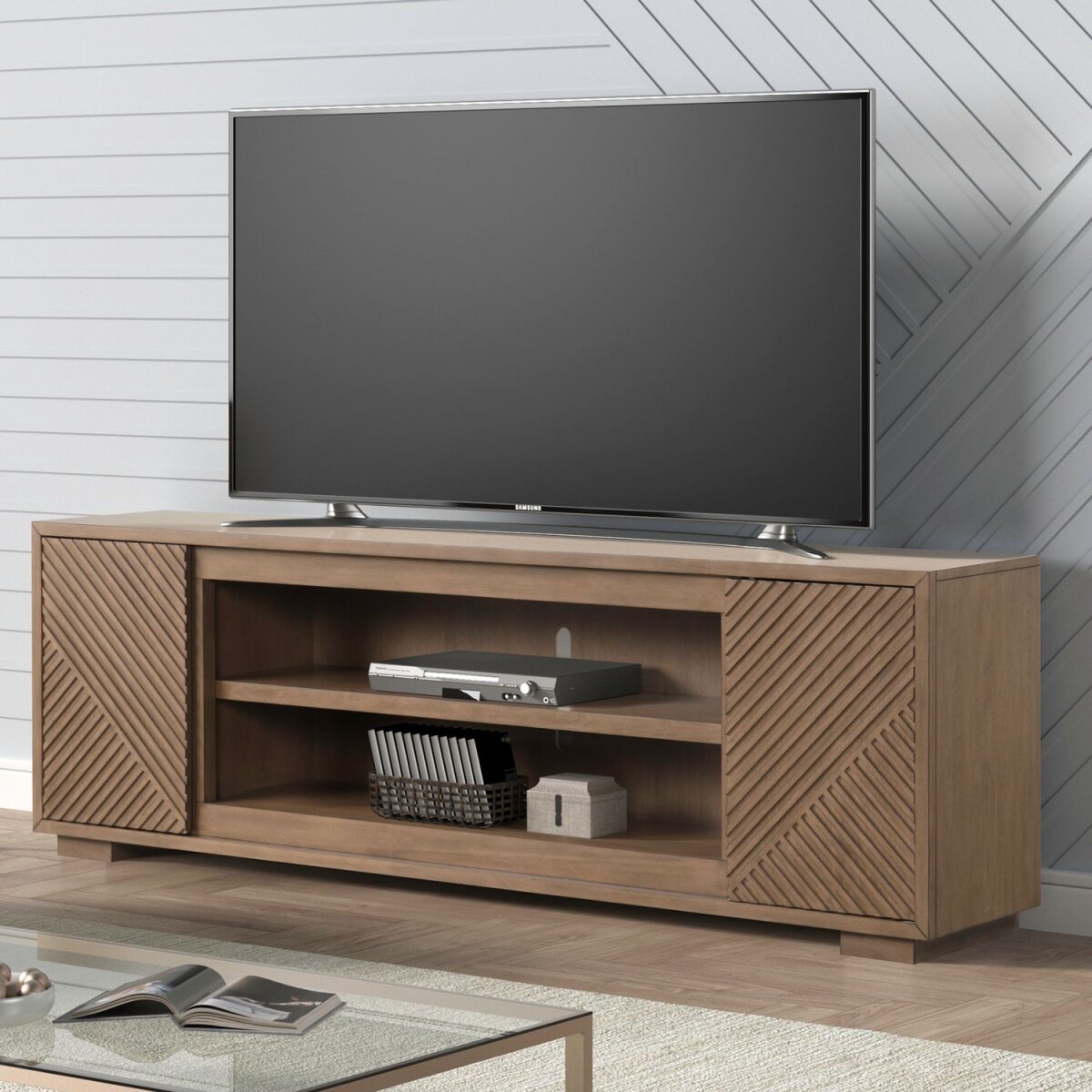 a5e248d1b6c19e5cd7db12d3c2ac4a60 Fireplace TV Consoles 84 Inch Fireplace TV Console - Image 1