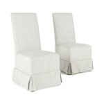 Melrose Upholstered Dining Chair Set Of 2 - Natural