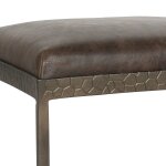 Bose Leather Counter Stool - Cocoa Brown - Image 5