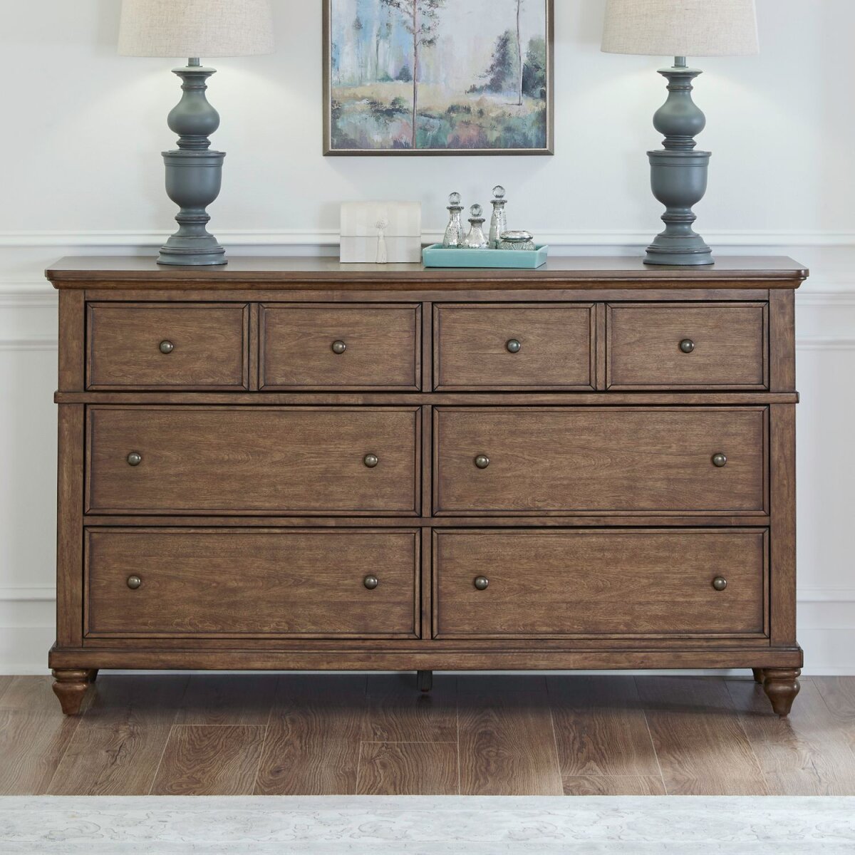 ae79812566023c1f8f19e14b5ad0dd08 6 Drawer Dresser - Image 1