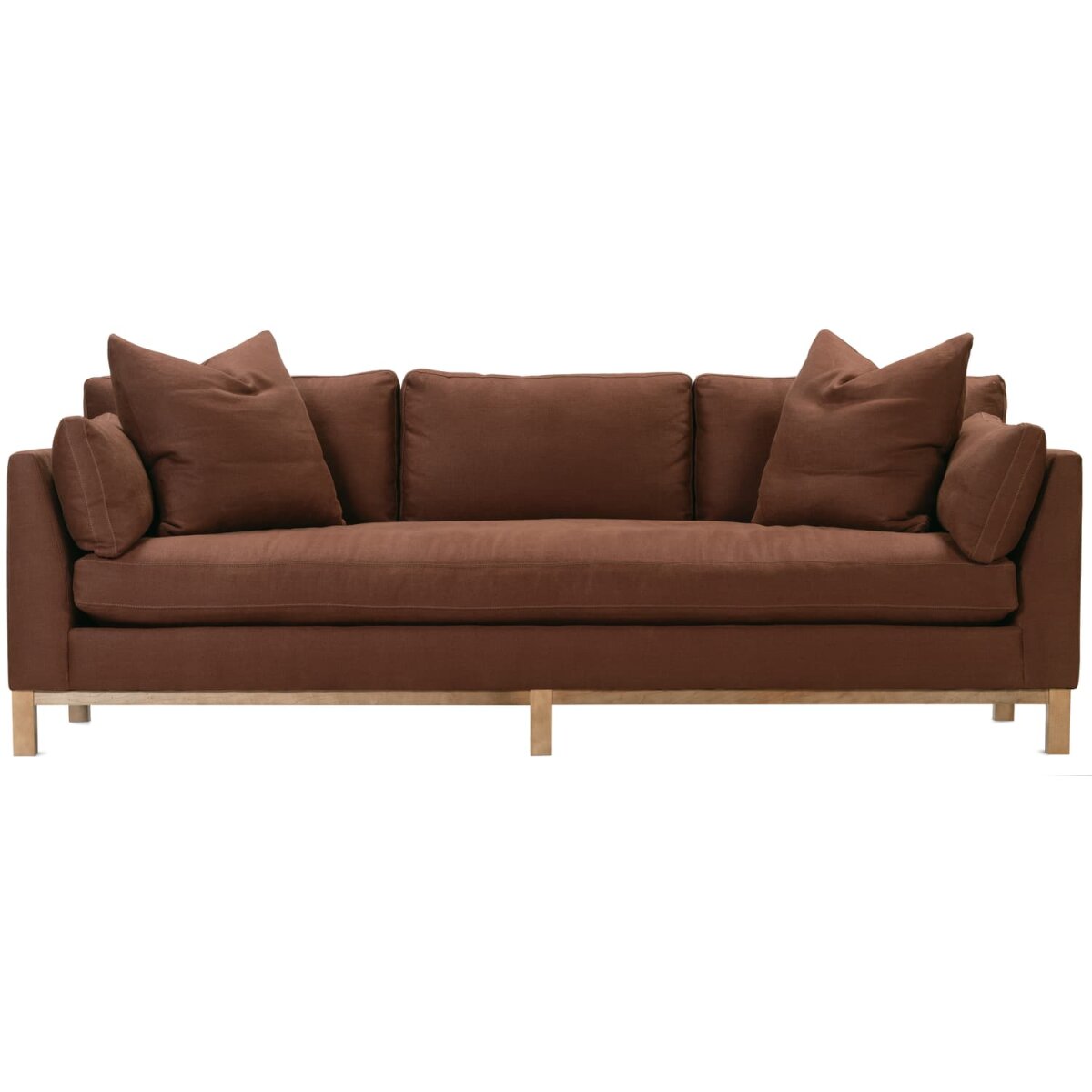 b6258722eeeed53584e6e4a966bb5c9b Boden Sofa BODEN-233-15A Burgundy - Image 1