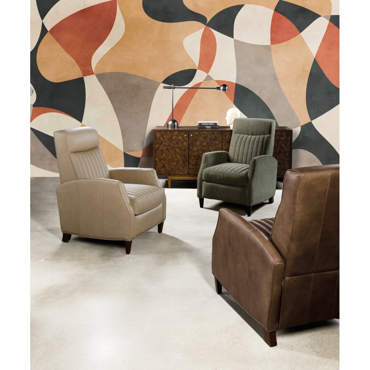 b65fcdd67db07e57a6ffffa8a08607ac Denver Push Back Recliner - Image 1