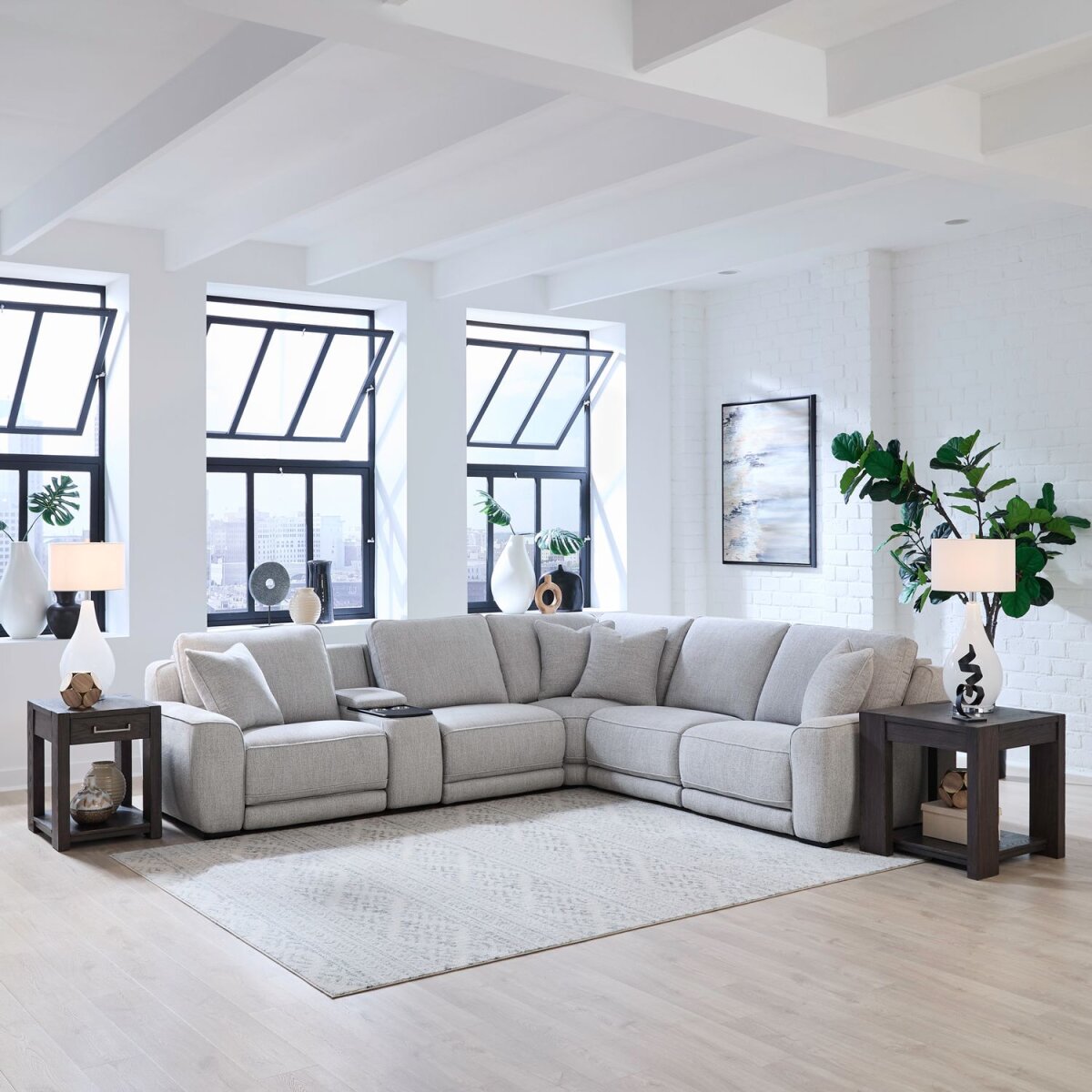 b69a9fc9c1de13dd1411e43d1a8f1c59 6 Piece Sectional - Image 1