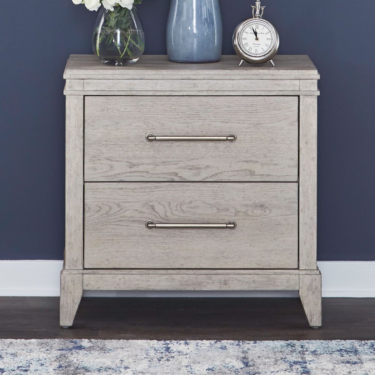 bd77ae8f2b47a1b83e42cb11e6d58ea3 Nightstand w/ Charging Station - Image 1