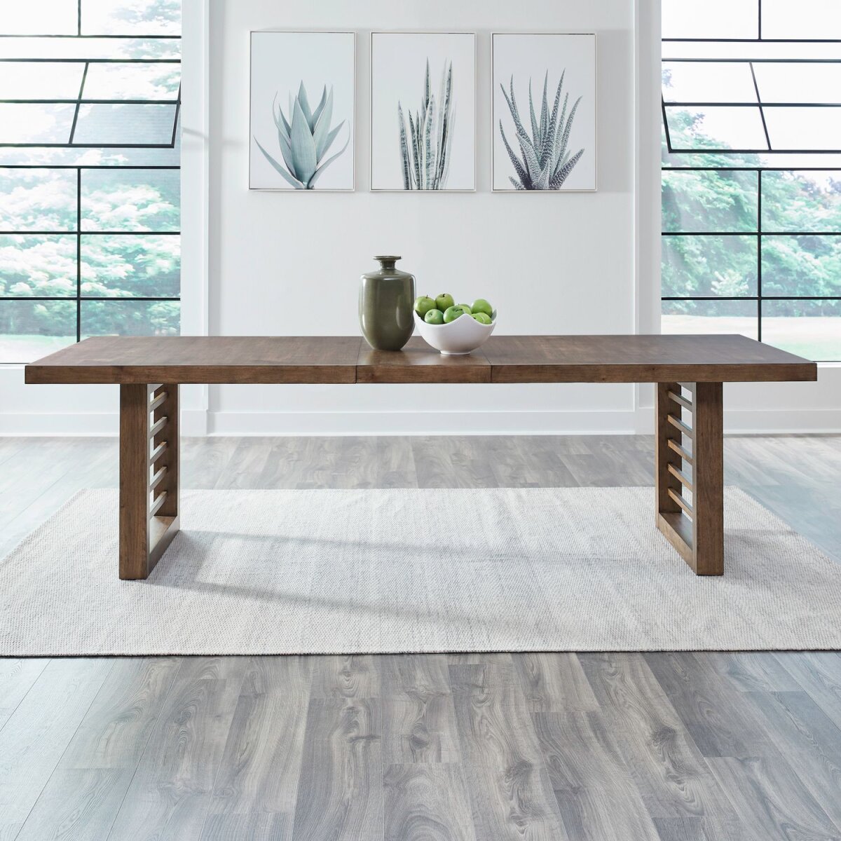 be3a5ecab0145e0c336d8a8a9544d46c Shaker Lakes Double Pedestal Table Set - Image 1