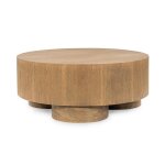 Runa Oak Veneer 42" Coffee Table - Khaki Mist - Image 3