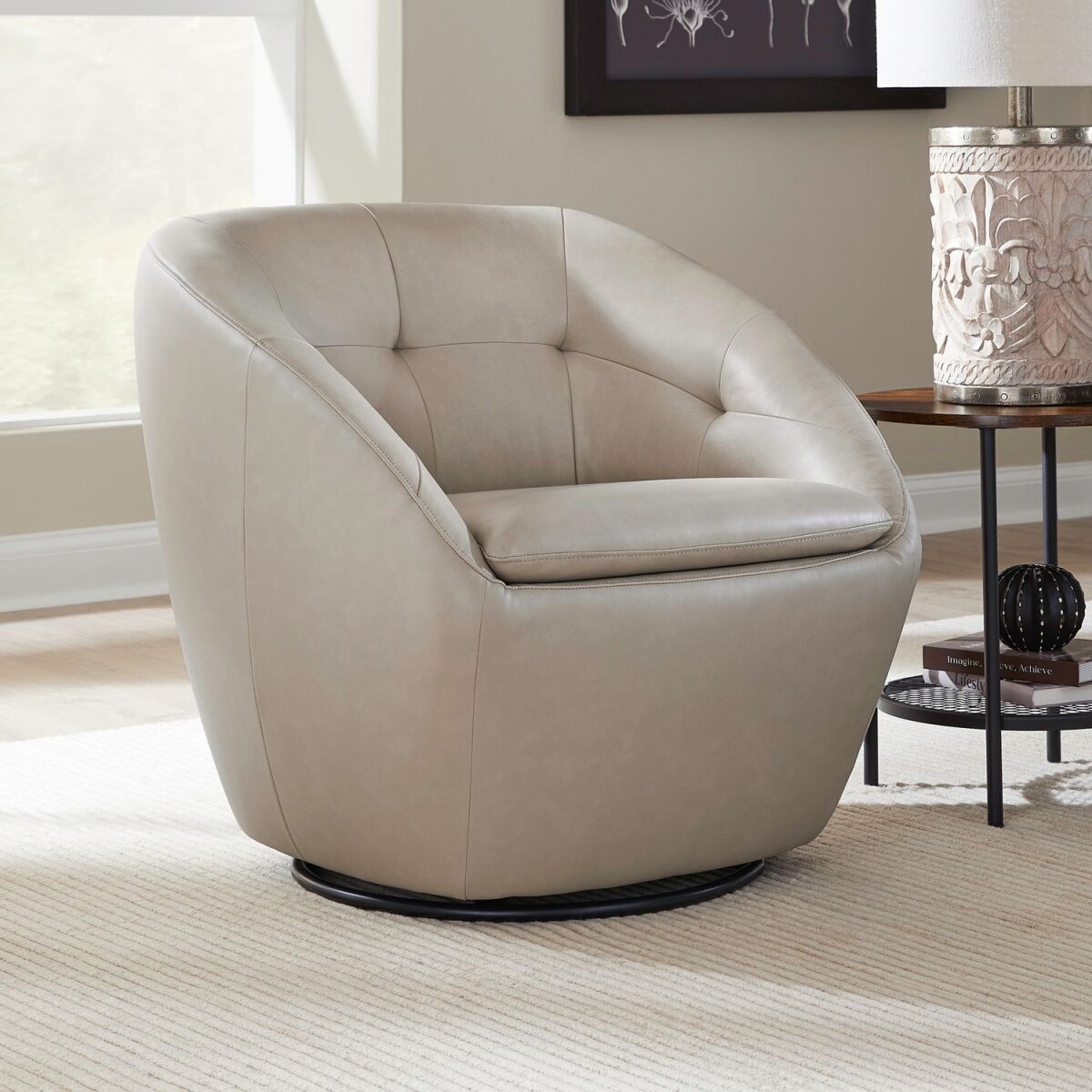 cfdf7302e7eb7b32bbfc5de67f793728 Swivel Accent Chair - Image 1