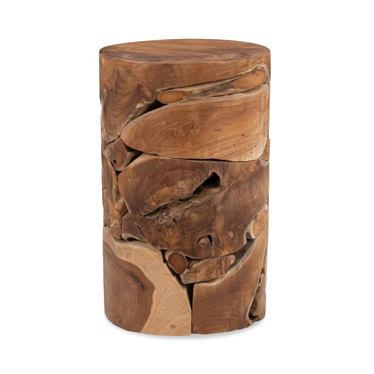 ed6379832dc621f4c91207ecddb4c895 Rhea Round Accent Table - Natural - Image 1