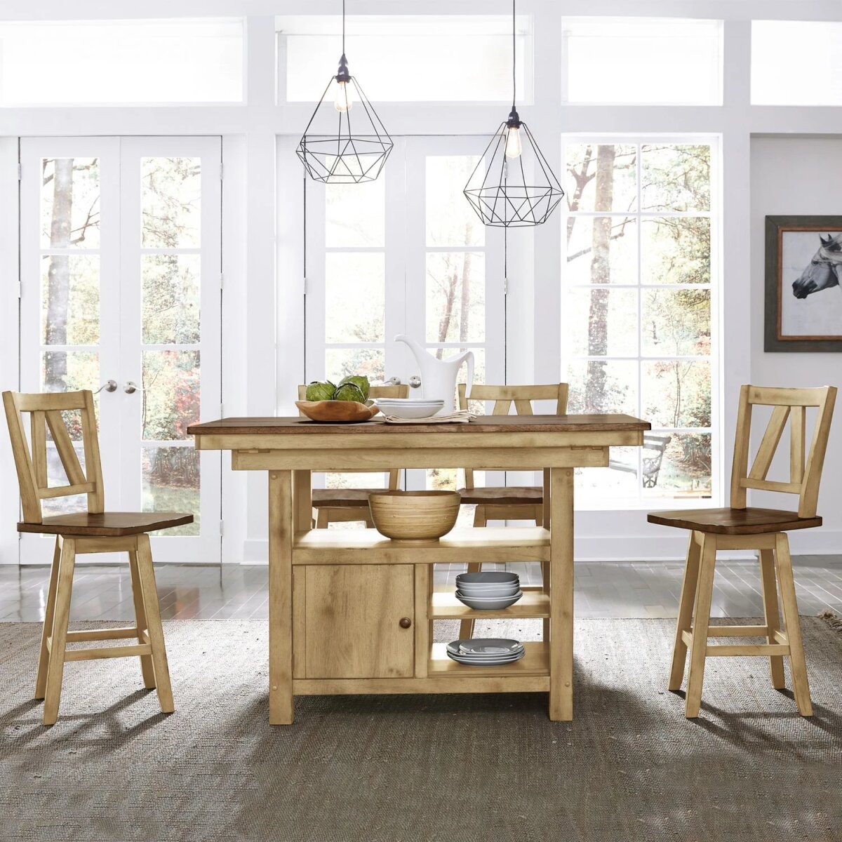 073e27defe0a7506b132c65cea9c7fdb 5 Piece Gathering Table Set - Image 1