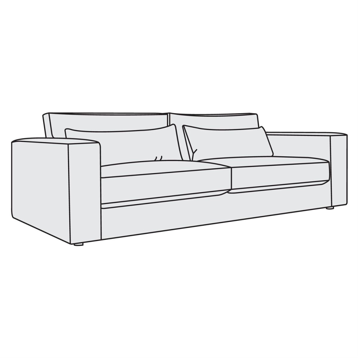 135cbf320f17c4fd3f1fc22aae8a4545 Felix Fabric Sofa - Image 1