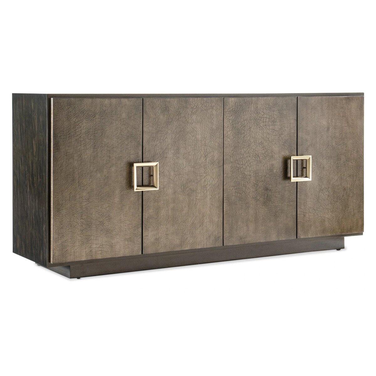 16ce6f18455641bb8a32eec2593210b3 Melange Asher Four Door Entertainment Credenza - Image 1
